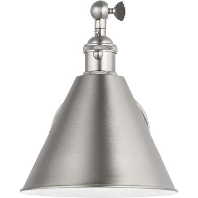 Generation Lighting Designers - Salem Single Arm 1-Light Sconce - Brushed Nickel - 4198101-962