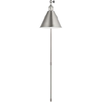 Generation Lighting Designers - Salem Single Arm 1-Light Sconce - Brushed Nickel - 4198101-962