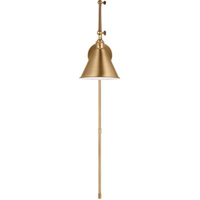 Generation Lighting Designers - Salem Double Arm 1-Light Sconce - Satin Brass - 4298101EN3-848