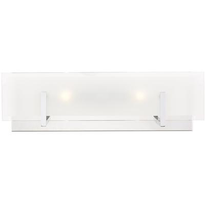 Generation Lighting Designers - Syll 2-Light Wall/Bath Fixture - Chrome - 4430802EN-05