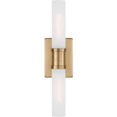 Generation Lighting Designers - Keaton Medium 2-Light Wall/Bath Fixture - Satin Brass - 4565002-848
