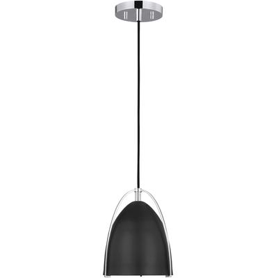 Generation Lighting Designers - Norman 1-Light Mini-Pendant - Chrome - 6151701-05