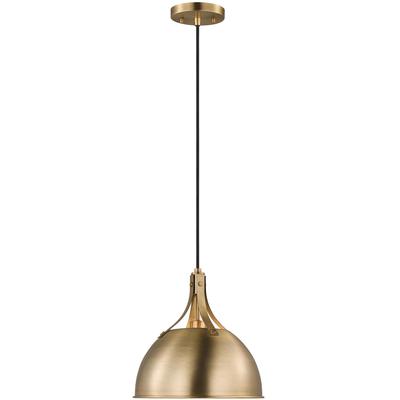 Generation Lighting Designers - Rockland 1-Light Pendant - Satin Brass - 6524201-848