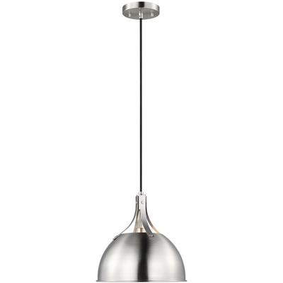 Generation Lighting Designers - Rockland 1-Light Pendant - Brushed Nickel - 6524201EN3-962