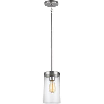 Generation Lighting Designers - Zire 1-Light Pendant - Chrome - 6590301-05