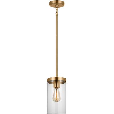 Generation Lighting Designers - Zire 1-Light Pendant - Satin Brass - 6590301-848