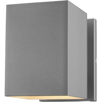 Generation Lighting Designers - Pohl Small 1-Light Outdoor Wall Lantern - Painted Brushed Nickel - 8531701-753