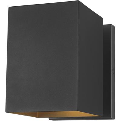 Generation Lighting Designers - Pohl Small 1-Light LED Outdoor Wall Lantern - Black - 8531701EN3-12