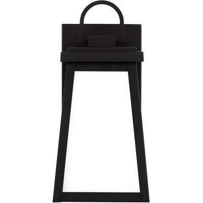 Generation Lighting Designers - Founders Small 1-Light LED Outdoor Wall Lantern - Black - 8548401EN3-12