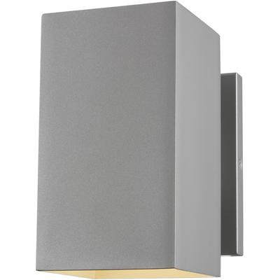 Generation Lighting Designers - Pohl Medium 1-Light Outdoor Wall Lantern - Painted Brushed Nickel - 8731701-753