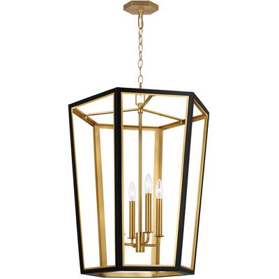 Generation Lighting Designers - Curt Medium Lantern - Midnight Black - AC1094MBKBBS