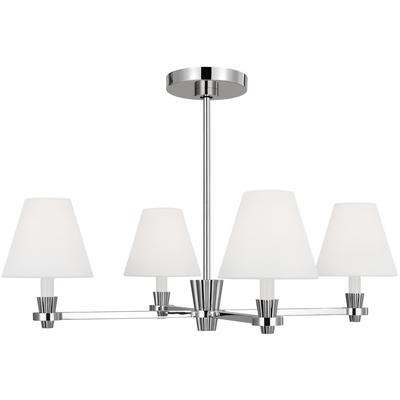 Generation Lighting Designers - Paisley Medium Chandelier - Polished Nickel - AC1114PN