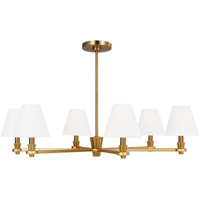 Generation Lighting Designers - Paisley Large Chandelier - Burnished Brass - AC1126BBS