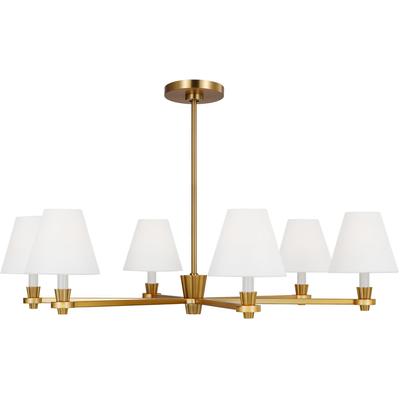 Generation Lighting Designers - Paisley Large Chandelier - Burnished Brass - AC1126BBS