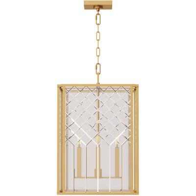 Generation Lighting Designers - Erro Medium Lantern - Burnished Brass - AC1144BBS