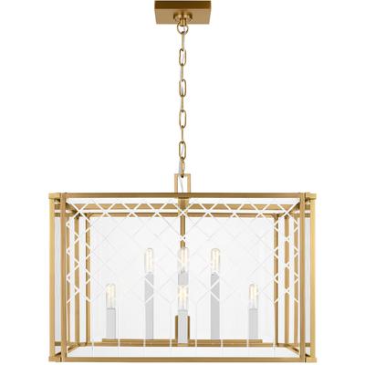 Generation Lighting Designers - Erro Large Lantern - Burnished Brass - AC1158BBS