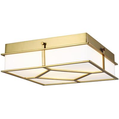 Generation Lighting Designers - Transom Flush Mount - Burnished Brass - AF1063BBS