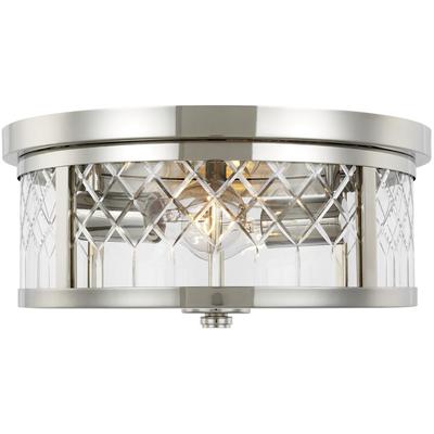 Generation Lighting Designers - Alec Flush Mount - Polished Nickel - AF1072PN