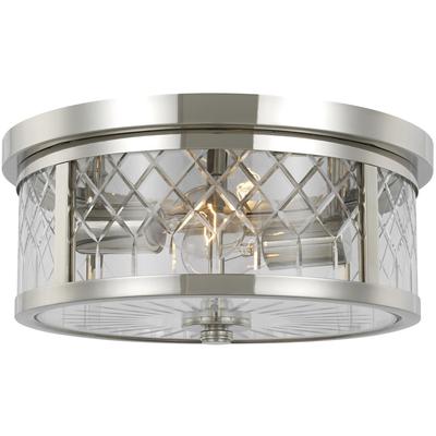 Generation Lighting Designers - Alec Flush Mount - Polished Nickel - AF1072PN