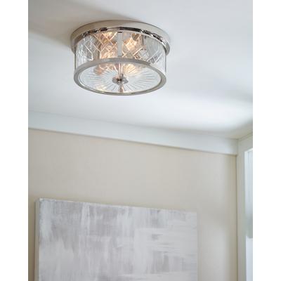 Generation Lighting Designers - Alec Flush Mount - Polished Nickel - AF1072PN