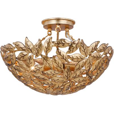 Generation Lighting Designers - Kelan Semi Flush Mount - Antique Gild - AF1173ADB