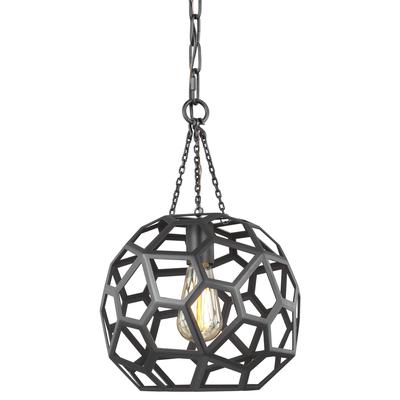 Generation Lighting Designers - Feccetta Small Pendant - Midnight Black - AP1051MBK