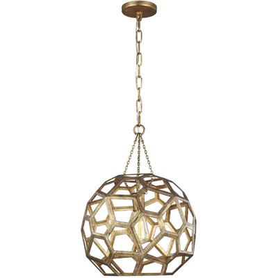 Generation Lighting Designers - Feccetta Medium Pendant - Antique Gild - AP1061ADB