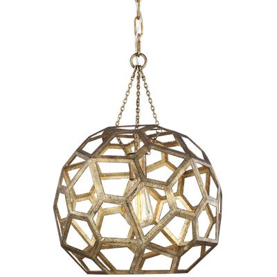 Generation Lighting Designers - Feccetta Medium Pendant - Antique Gild - AP1061ADB