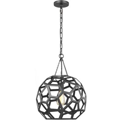 Generation Lighting Designers - Feccetta Medium Pendant - Midnight Black - AP1061MBK