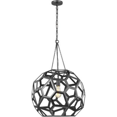 Generation Lighting Designers - Feccetta Large Pendant - Midnight Black - AP1071MBK