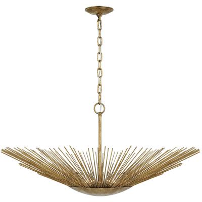 Generation Lighting Designers - Helios Wide Pendant - Antique Gild - AP1084ADB