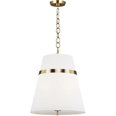 Generation Lighting Designers - Cordtlandt Large Pendant - Burnished Brass - AP1173BBS