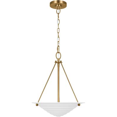 Generation Lighting Designers - Dosinia Medium Pendant - Textured White - AP1202TXW