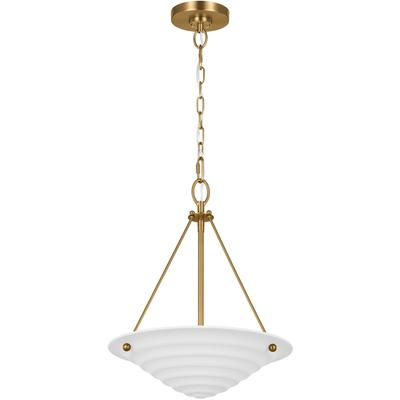 Generation Lighting Designers - Dosinia Medium Pendant - Textured White - AP1202TXW