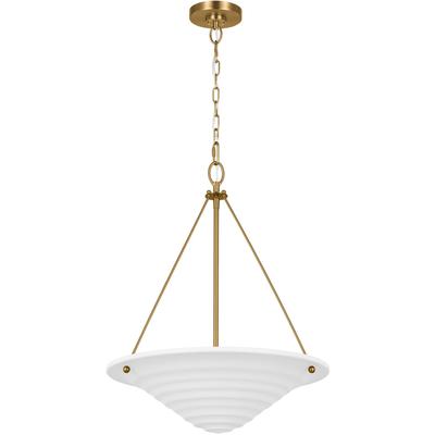 Generation Lighting Designers - Dosinia Large Pendant - Textured White - AP1213TXW