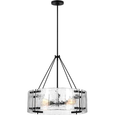 Generation Lighting Designers - Calvert Medium Chandelier - Aged Iron - AP1234AI