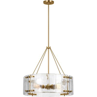 Generation Lighting Designers - Calvert Medium Chandelier - Burnished Brass - AP1234BBS