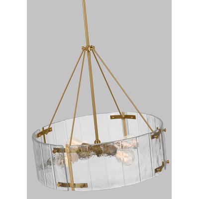 Generation Lighting Designers - Calvert Medium Chandelier - Burnished Brass - AP1234BBS