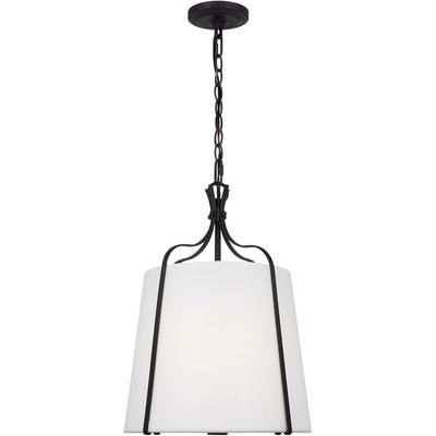 Generation Lighting Designers - Leander Small Hanging Shade Pendant - Smith Steel - AP1241SMS