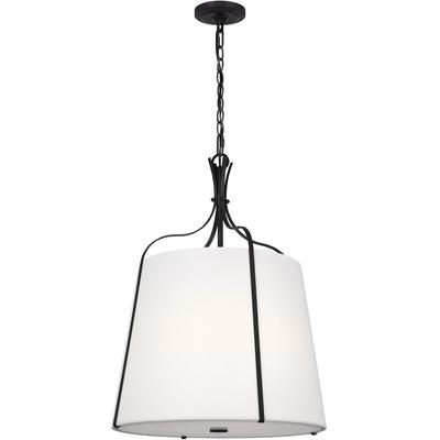 Generation Lighting Designers - Leander Medium Hanging Shade Pendant - Smith Steel - AP1253SMS