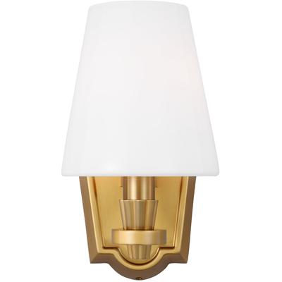 Generation Lighting Designers - Paisley 1-Light Vanity Fixture - Burnished Brass - AV1001BBS