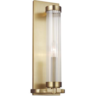 Generation Lighting Designers - Demi Sconce - Burnished Brass - AW1041BBS