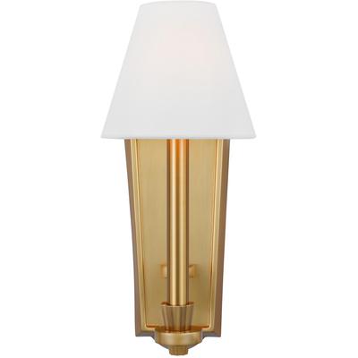 Generation Lighting Designers - Paisley Tall Sconce - Burnished Brass - AW1121BBS