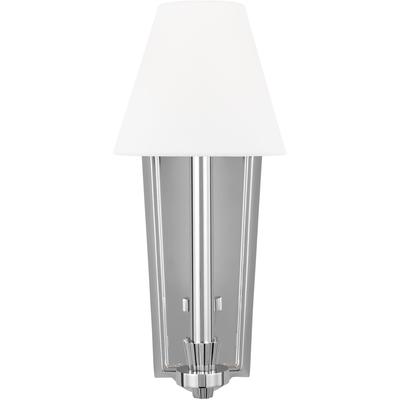 Generation Lighting Designers - Paisley Tall Sconce - Polished Nickel - AW1121PN