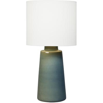 Generation Lighting Designers - Vessel Large Table Lamp - Blue Anglia Crackle - BT1071BAC1