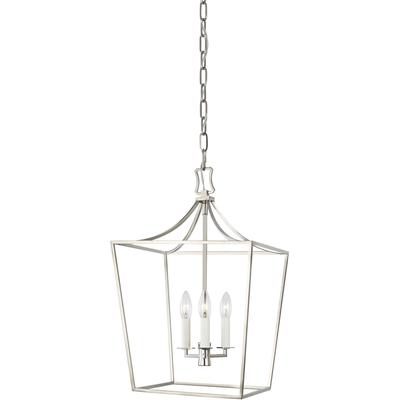 Generation Lighting Designers - Southold Small Lantern - Polished Nickel - CC1003PN