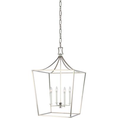 Generation Lighting Designers - Southold Medium Lantern - Polished Nickel - CC1014PN