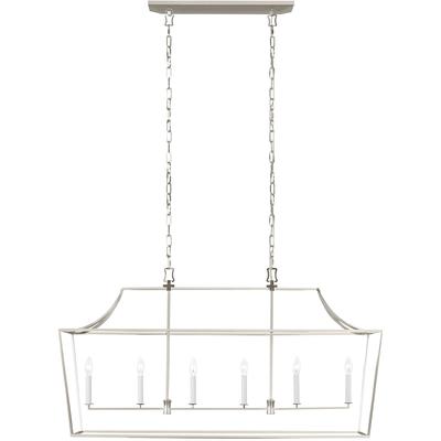 Generation Lighting Designers - Southold Linear Lantern - Polished Nickel - CC1036PN