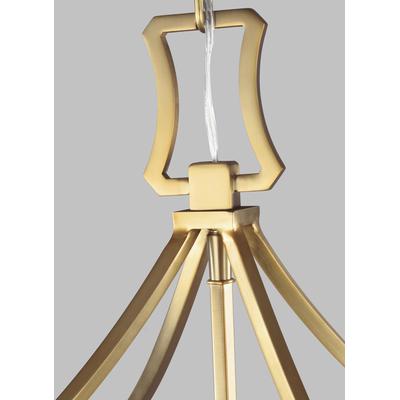 Generation Lighting Designers - Southold Wide Lantern - Burnished Brass - CC1044BBS