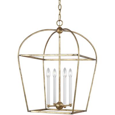 Generation Lighting Designers - Stonington Medium Lantern - Antique Gild - CC1094ADB